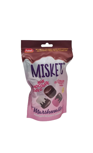 Marshmallow wrapped in chocolate Packet 100 g/12