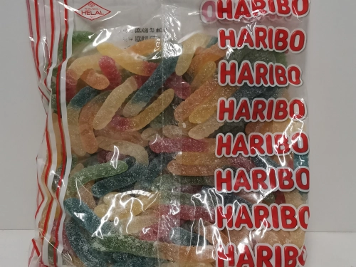 Харибо червеи захаросани 1 кг/6