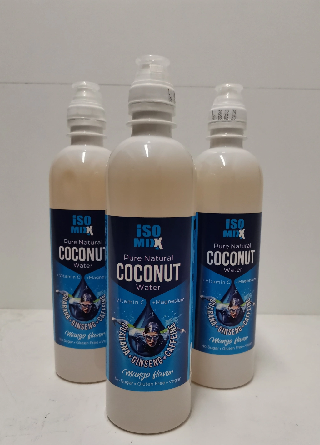 Радулов Исо микс кокосова вода с Гуарана, Женшен, с витамин С и магнезий 500 мл - 9 бр.