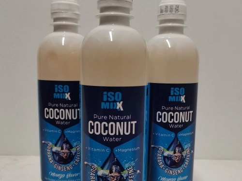 Радулов Исо микс кокосова вода с Гуарана, Женшен, с витамин С и магнезий 500 мл - 9 бр.