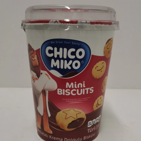 Бисквитки с течен шоколад Chiko Miko125гр./24