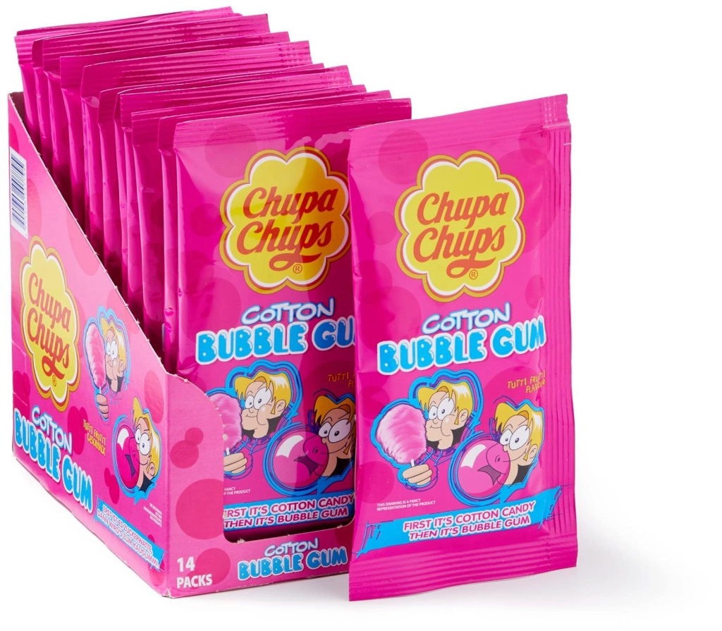 Захарен памук ДЪВКА Chupa Chups 11 гр. - 12 бр.